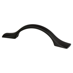 Echo 3" Pull (OL-4 3/4") Matte Black - DecorHardware.com