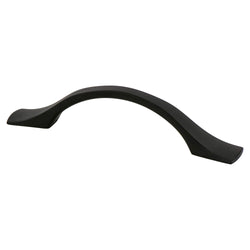 Echo 96mm Pull (OL-5 9/16") Matte Black - DecorHardware.com