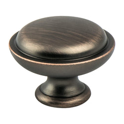 Traditional Adv One 1 1/8" Knob Verona Bronze - DecorHardware.com