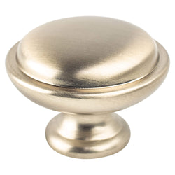 Traditional Adv One 1 1/8" Knob Champagne - DecorHardware.com