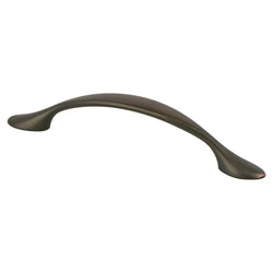 Transitional Adv Three 96mm Pull (OL-5") Verona Bronze - DecorHardware.com