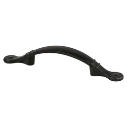 Traditional Adv Four 3" Pull (OL-5 1/2") Matte Black - DecorHardware.com
