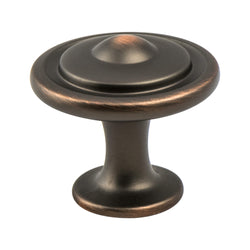 Traditional Adv Three 1 1/4" Knob Verona Bronze - DecorHardware.com