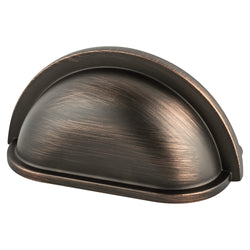 Traditional Advantage Three 3 inch CC Verona Bronze Cup Pull - - DecorHardware.com
