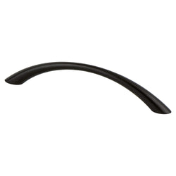 Contemporary Adv Four 128mm Pull (OL-5 13/16") Matte Black - DecorHardware.com
