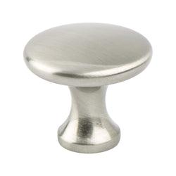 Contemporary Adv Five 1 1/8" Knob Brushed Nickel - DecorHardware.com