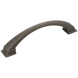 Roman 128 mm Pull (OA - 6-1/4" ) - Brushed Pewter