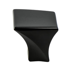 Fluidic  Knob Black - DecorHardware.com