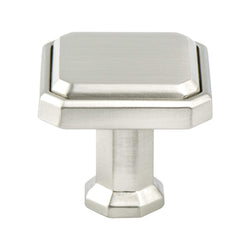 Harmony  Knob Brushed Nickel - DecorHardware.com