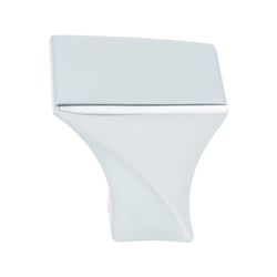 Fluidic  Knob Polished Chrome - DecorHardware.com