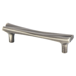Puritan 96mm Pull (OL-4 11/16") Brushed Tin - DecorHardware.com