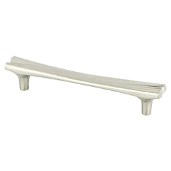 Puritan 128mm Pull (OL-6 1/4") Brushed Nickel - DecorHardware.com