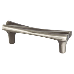 Puritan 3" Pull (OL-3 11/16") Brushed Tin - DecorHardware.com