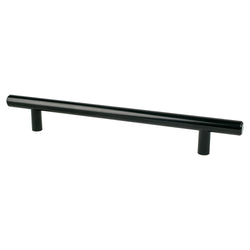 Transitional Adv Two 160mm Pull (OL-8 11/16") Black - DecorHardware.com
