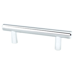 Transitional Adv Two 3" Pull (OL-4 9/16") Polished Chrome - DecorHardware.com