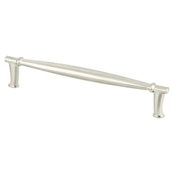 Dierdra 160mm Pull (OL-6 15/16") Brushed Nickel - DecorHardware.com