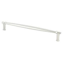 Dierdra 224mm Pull (OL-9 1/2") Polished Nickel - DecorHardware.com