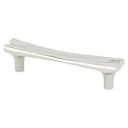 Puritan 96mm Pull (OL-4 11/16") Polished Nickel - DecorHardware.com