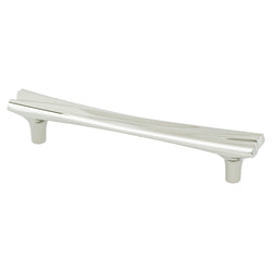 Puritan 128mm Pull (OL-6 1/4") Polished Nickel - DecorHardware.com