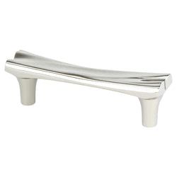 Puritan 3" Pull (OL-3 11/16") Polished Nickel - DecorHardware.com