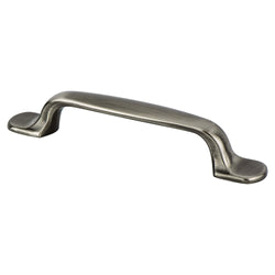 Euro Moderno 96mm Pull (OL-5 1/4") Brushed Black Nickel - DecorHardware.com