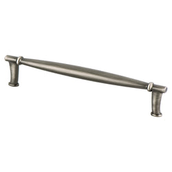Dierdra 160mm Pull (OL-6 15/16") Vintage Nickel - DecorHardware.com