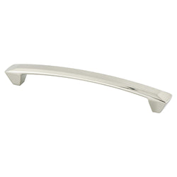 Laura 160mm Pull (OL-7 1/4") Brushed Nickel - DecorHardware.com
