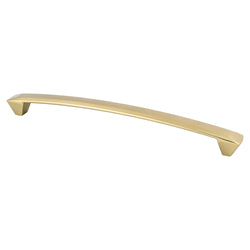 Laura 224mm Pull (OL-9 3/4") Modern Brushed Gold - DecorHardware.com