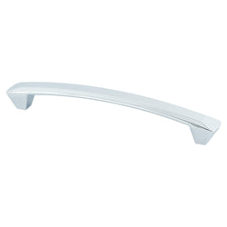Laura 160mm Pull (OL-7 1/4") Polished Chrome - DecorHardware.com