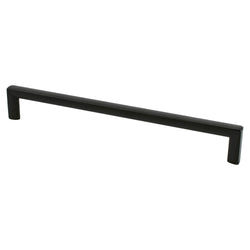 Metro Pull 224mm CC - Matte Black (MB) - DecorHardware.com