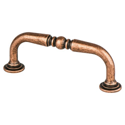 American Classics 3" Pull (OL-3 11/16") Weathered Copper - DecorHardware.com