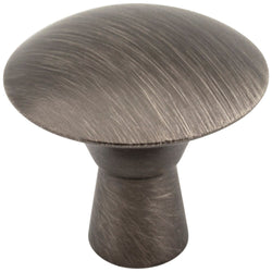 Zachary 1-1/16" Knob - Brushed Pewter