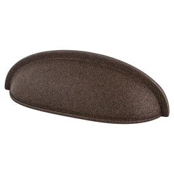 American Classics 3" Cup Pull (OL-4 11/16") Dull Rust - DecorHardware.com