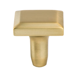Metro Knob 1-3/16" x 1-3/16" - Modern Bronze (MDB) - DecorHardware.com