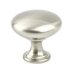 Euro Moderno 1 1/8" Knob Brushed Nickel - DecorHardware.com