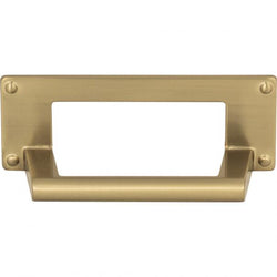 Bradbury Cup Pull 3 Inch (c-c) - Warm Brass - WB