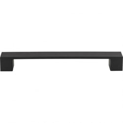 Wide Square Pull 7 9/16 Inch (c-c) - Matte Black - BL