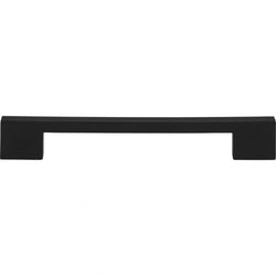 Thin Square Pull 7 9/16 Inch (c-c) - Matte Black - BL