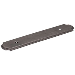 Backplates 96 mm Pull (OA - 6-1/8" ) - Brushed Black Nickel