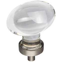 Harlow  Knob1-5/8" - Brushed Pewter