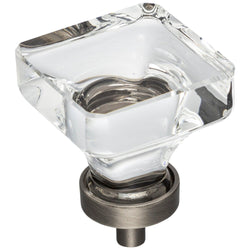 Harlow  Knob1-3/8" - Brushed Pewter