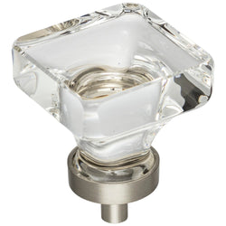Harlow  Knob1-3/8" - Satin Nickel