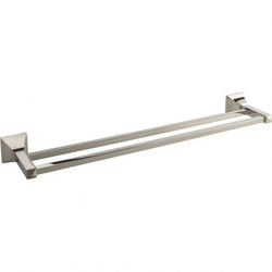 Gratitude Bath Towel Bar 24 Inch Double (c-c) - Polished Nicke
