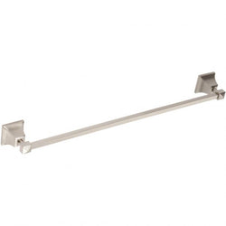 Gratitude Bath Towel Bar 24 Inch Single (c-c) - Brushed Nickel