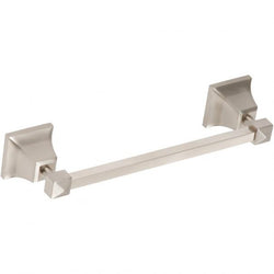 Gratitude Bath Towel Bar 12 Inch Single (c-c) - Brushed Nickel