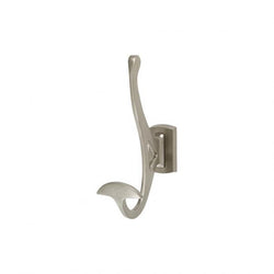 Legacy Bath Double Hook - Brushed Nickel - BRN