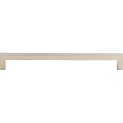 Square Bar Pull 8 13/16 Inch (c-c) - Brushed Satin Nickel - BS
