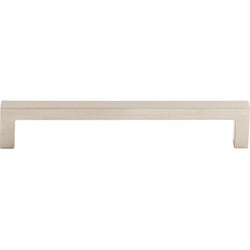 Square Bar Pull 6 5/16 Inch (c-c) - Brushed Satin Nickel - BSN