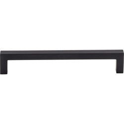 Square Bar Pull 6 5/16 Inch (c-c) - Flat Black - BLK
