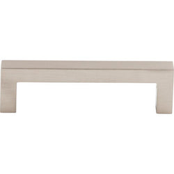 Square Bar Pull 3 3/4 Inch (c-c) - Brushed Satin Nickel - BSN